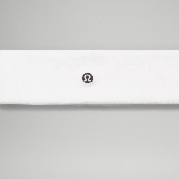 ‼️SOLD‼️ Lululemon White Unisex Cotton Terry Sweatband - Picture 2 of 8